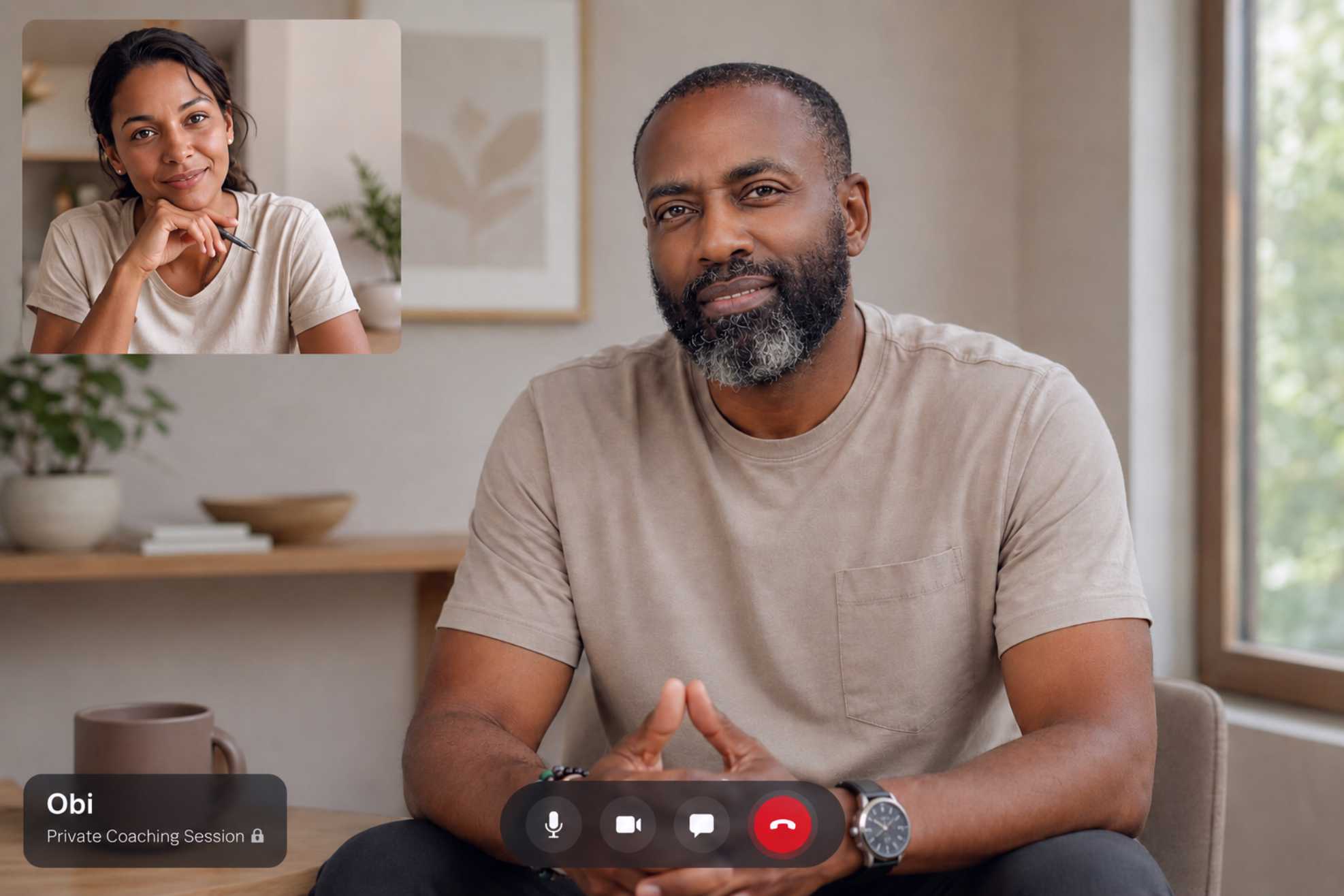 Private guidance session with Obi